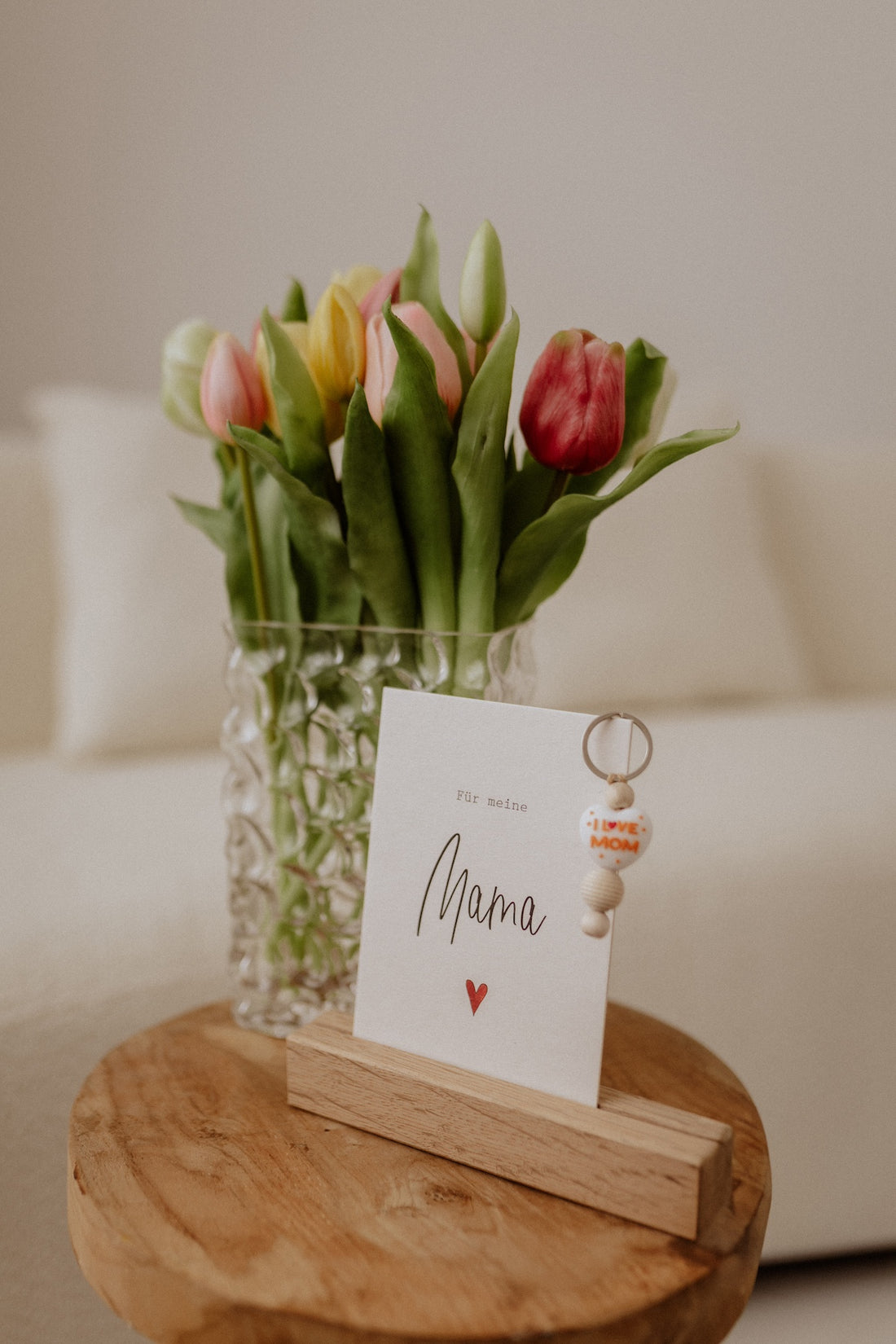 Schlüsselanhänger "i love mom"