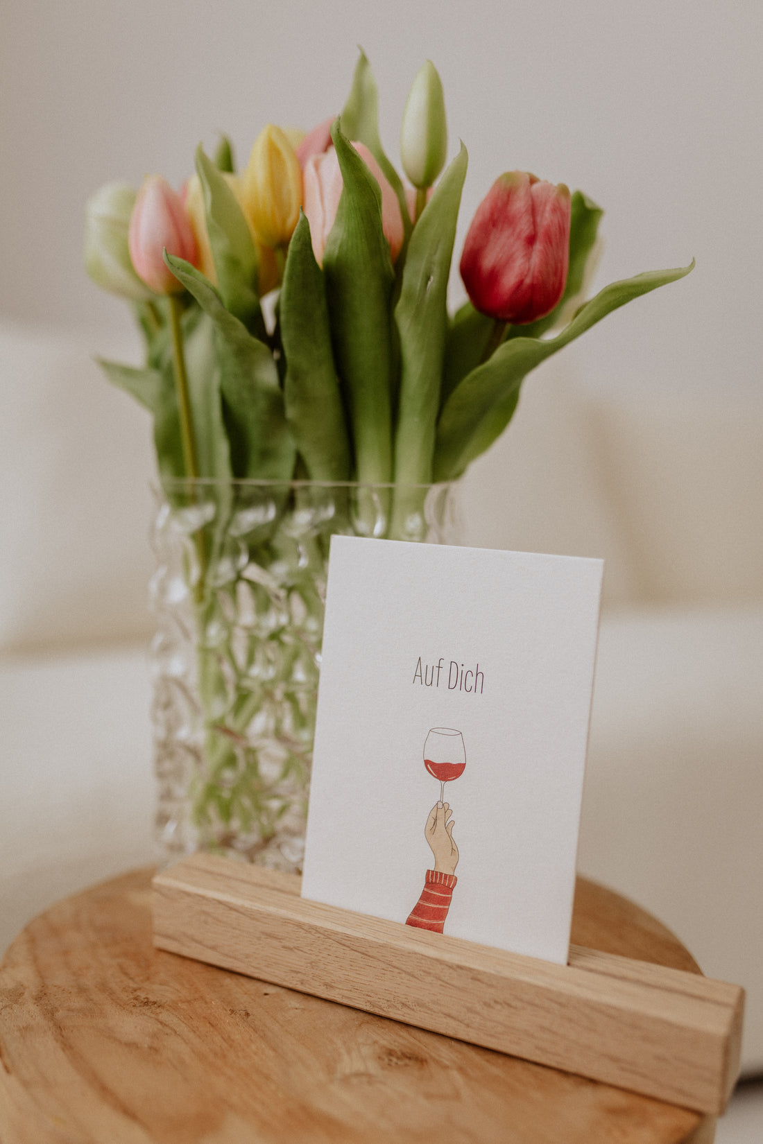 Postkarte "Auf Dich"