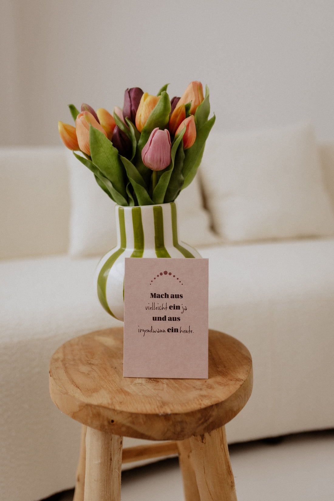 Postkarte "aus vielleicht ein ja"