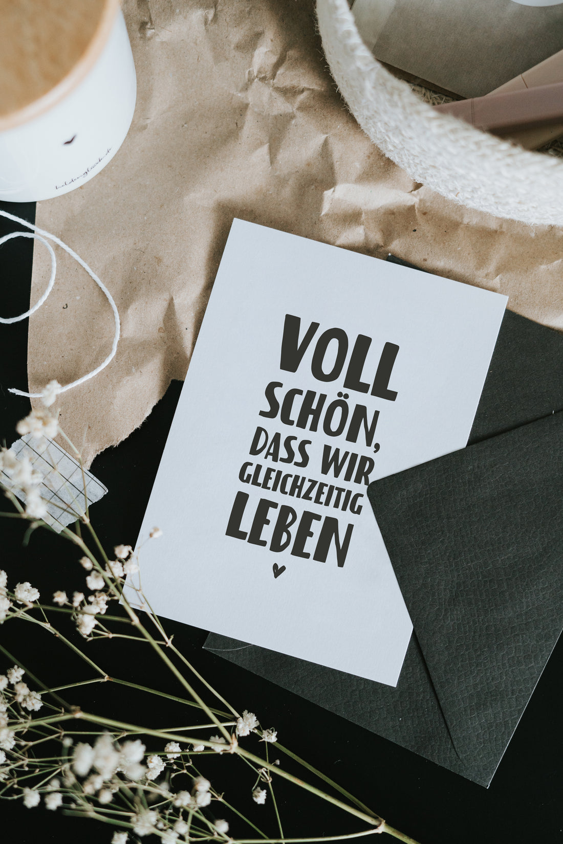 Postkarte "Voll schön"