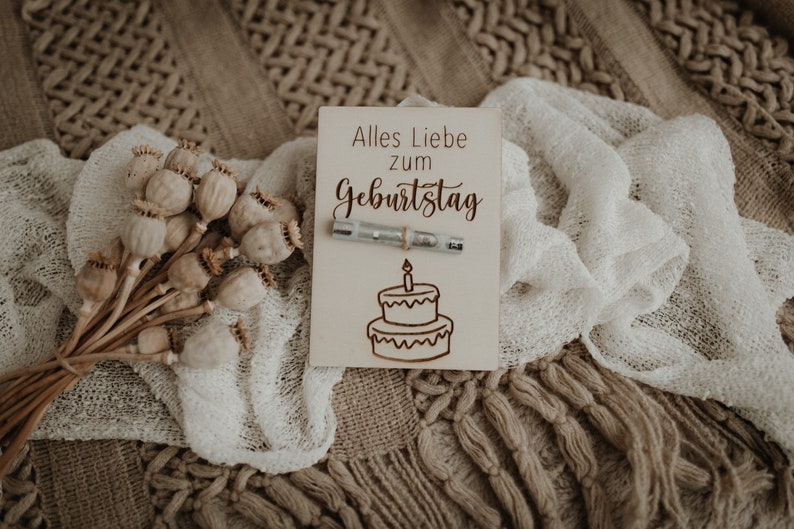 Geldgeschenkkarte "Geburtstag"