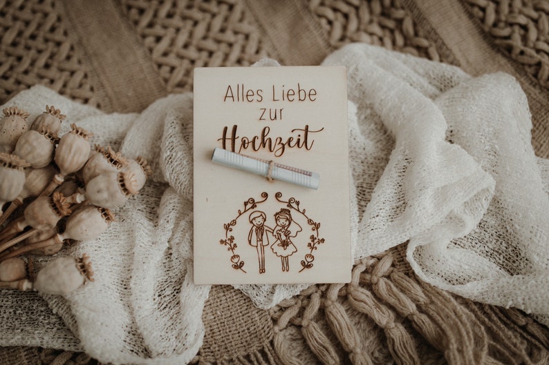 Geldgeschenkkarte "Hochzeit"