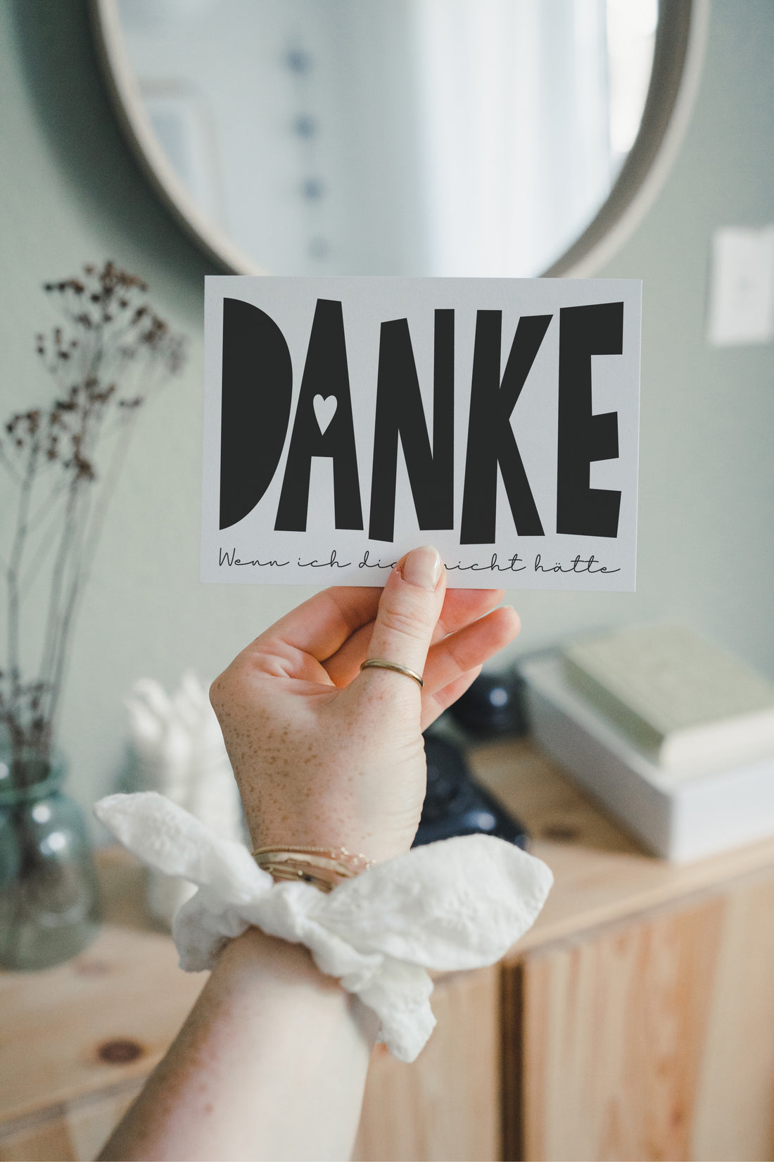 Postkarte "Danke"
