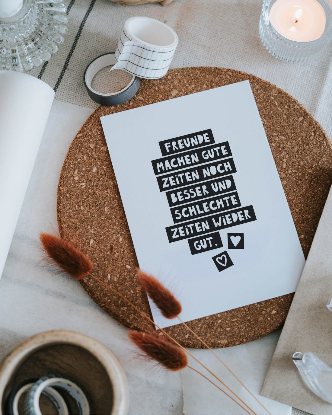 Postkarte "Tannenbaum & Plätzchenduft"