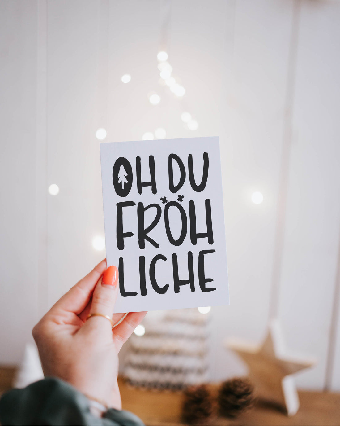 Postkarte "Oh Du Fröhliche"