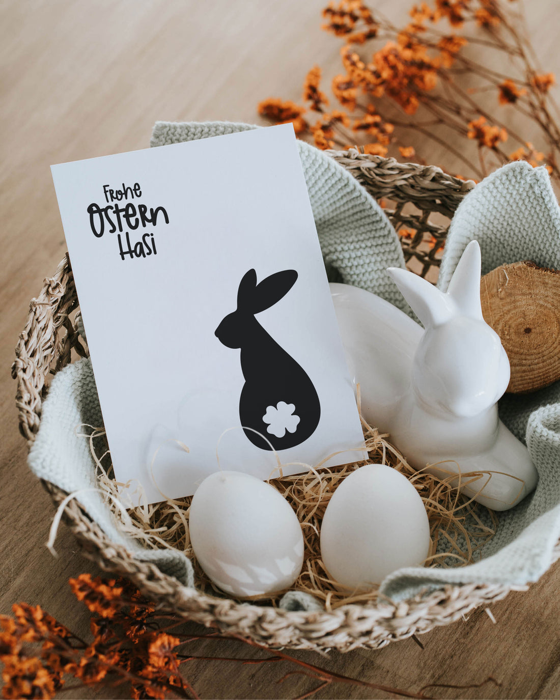 Postkarte "Frohe Ostern Hasi"